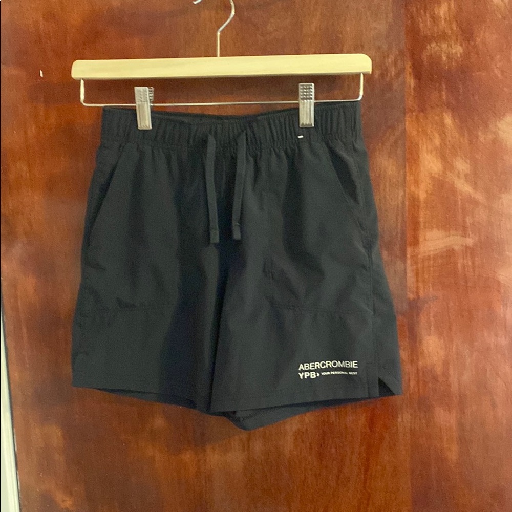 Abercrombie  Boy’s Black Athletic Shorts
